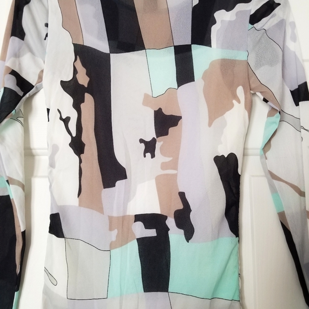 Kenneth Cole Sheer Top - Picture 3 of 5